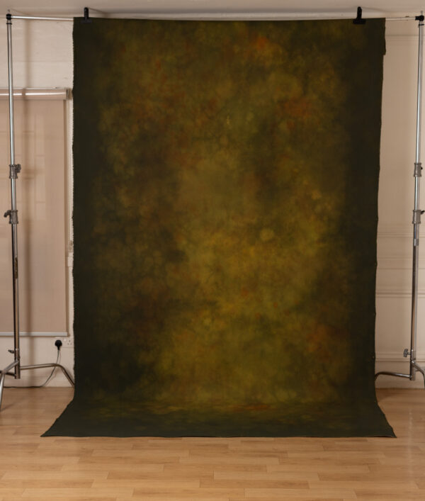 Thatch Green Painted Canvas Backdrop (RN#457)