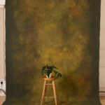 Thatch Green Painted Canvas Backdrop (RN#457)