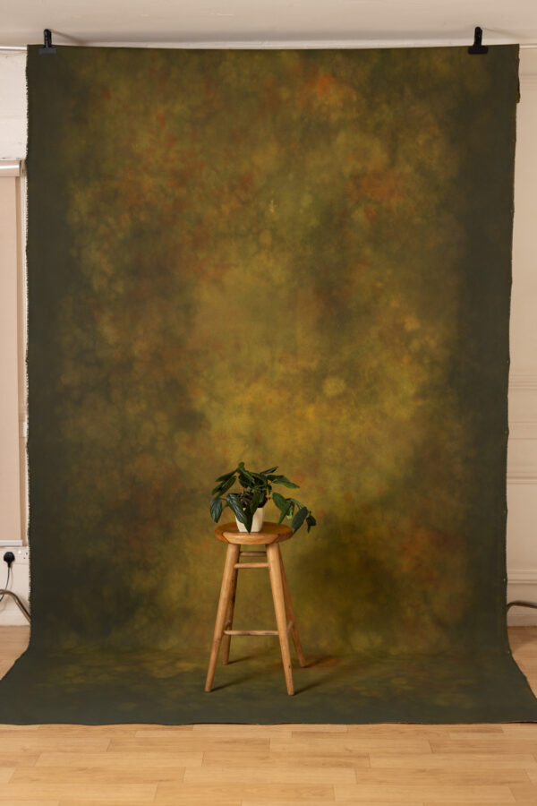 Thatch Green Painted Canvas Backdrop(RN#457)- 1- 2