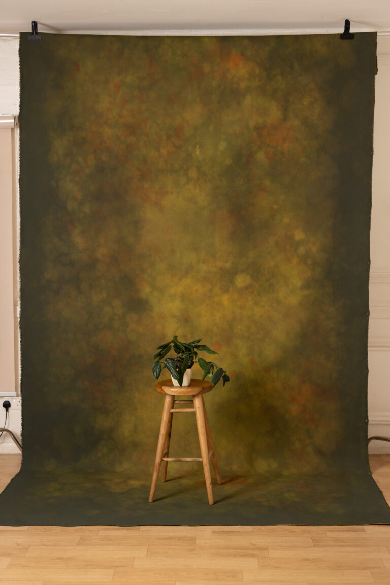 Thatch Green Painted Canvas Backdrop (RN#457)