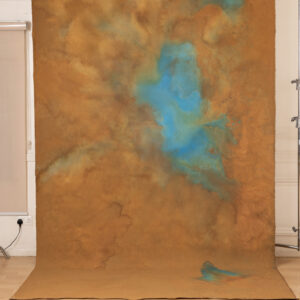 Viridian Mint Painted Canvas Backdrop (RN#455)