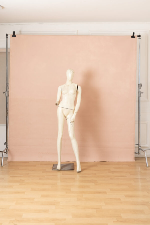Mandys Pink Painted Canvas Backdrop (RN#483)