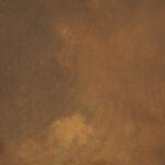 Vintage Cocoa Painted Canvas Backdrop (SL#480)