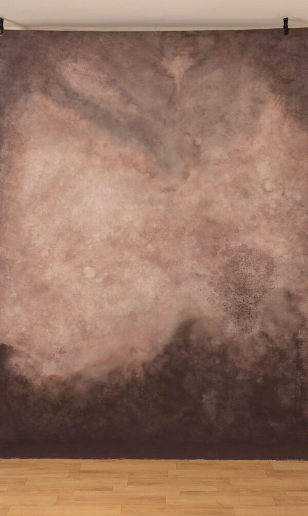 CongoBrown And Pavlova Painted Canvas Backdrop (RN#509)