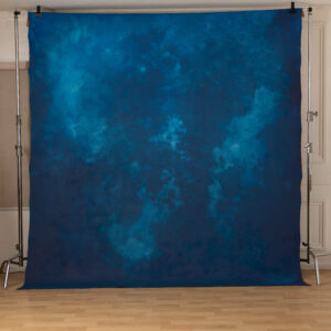 Nutmeg And Astronaut Blue Painted Canvas Backdrop (SL#466)