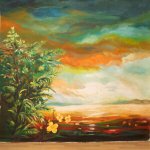 Hazel Painted Canvas Backdrop (RN#262)