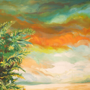 Hazel Painted Canvas Backdrop (RN#262)