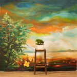 Hazel Painted Canvas Backdrop (RN#262)