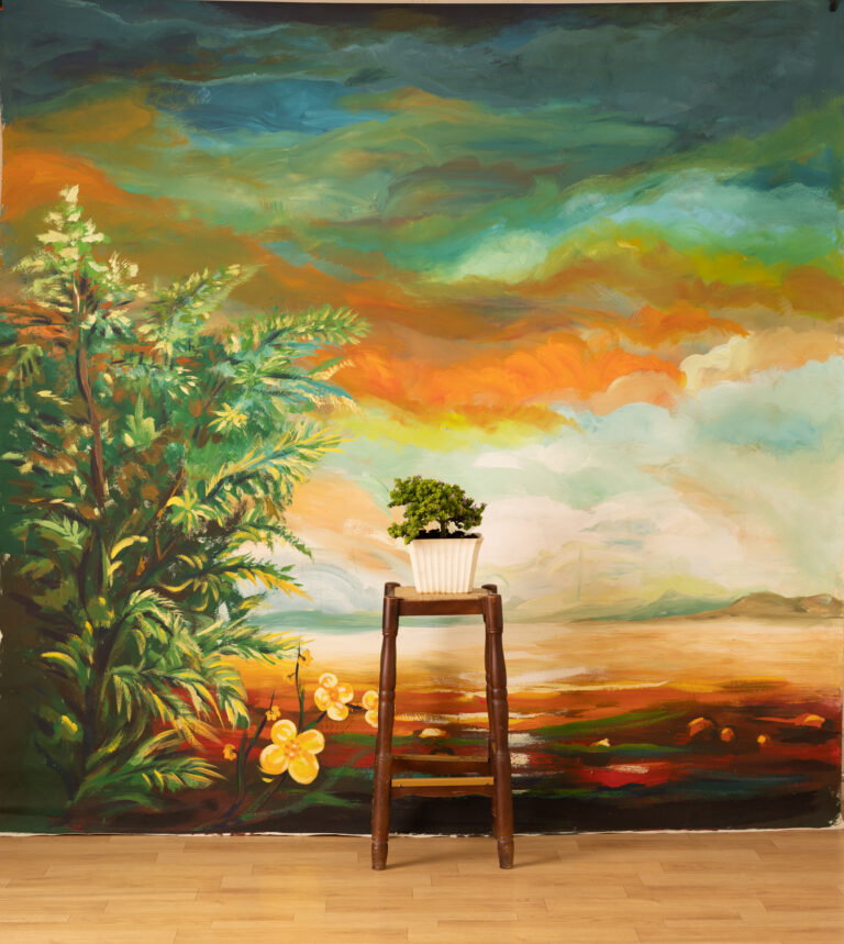 Hazel Painted Canvas Backdrop (RN#262)